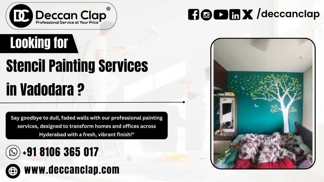  stencil wall painting in Vadodara