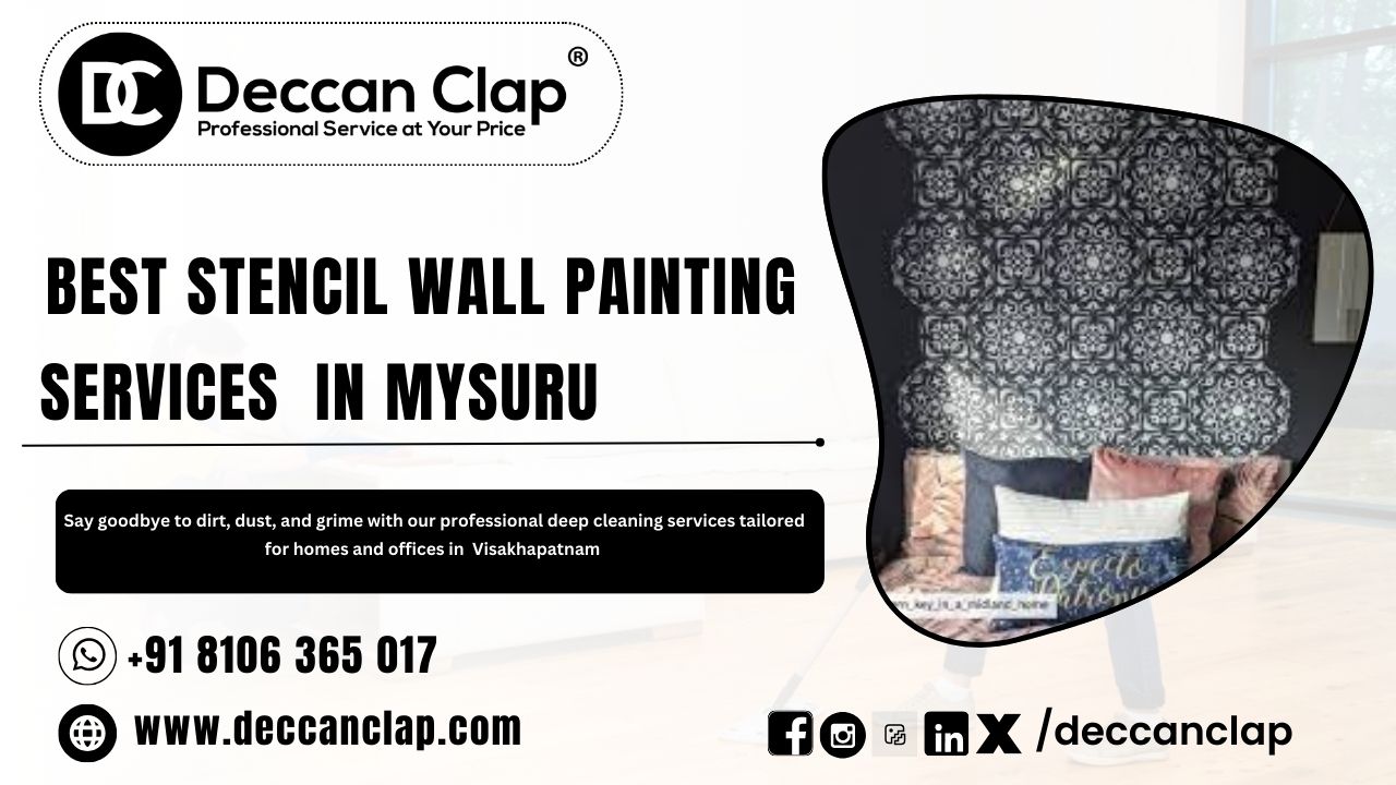 Best stencil wall painting services  in Mysuru                                                    
