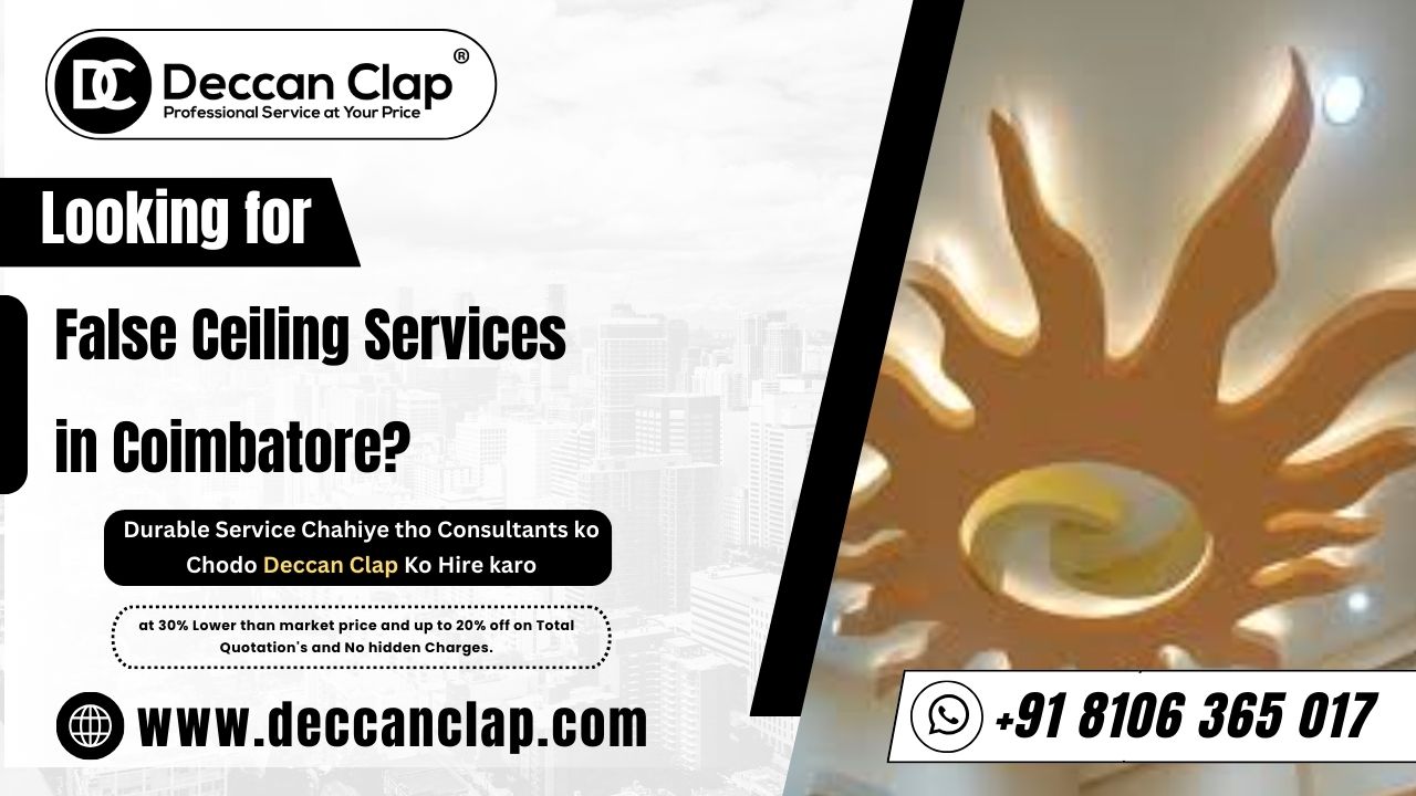 False Ceiling Services in Coimbatore