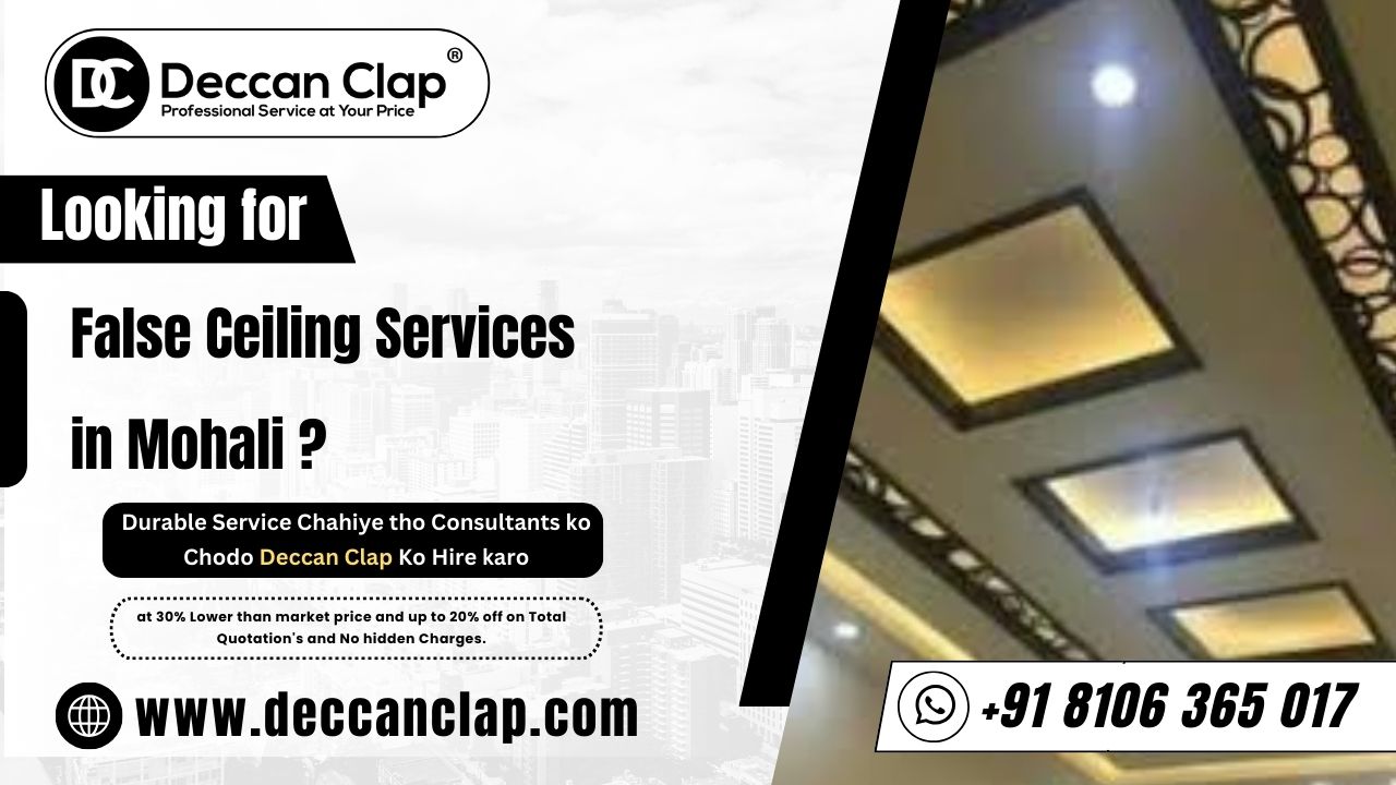 False Ceiling Services in Mohali.