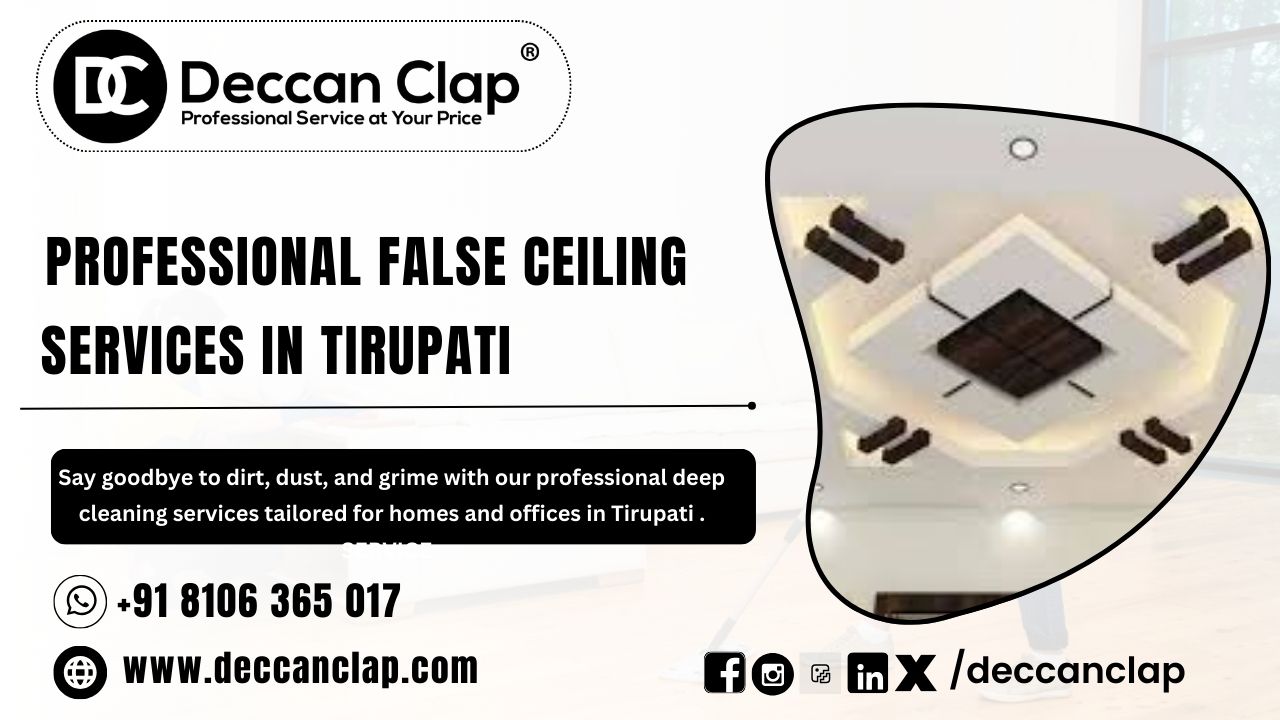 Professional False Ceiling Services in Tirupati 
