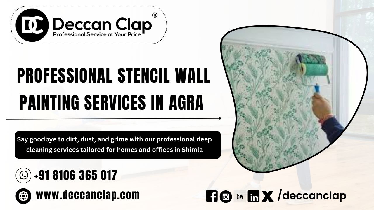 professional stencil wall painting services in Agra 