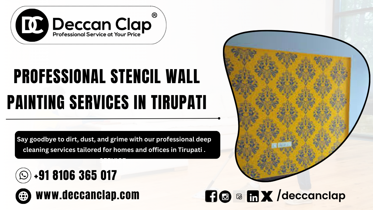 professional stencil wall painting services in Tirupati