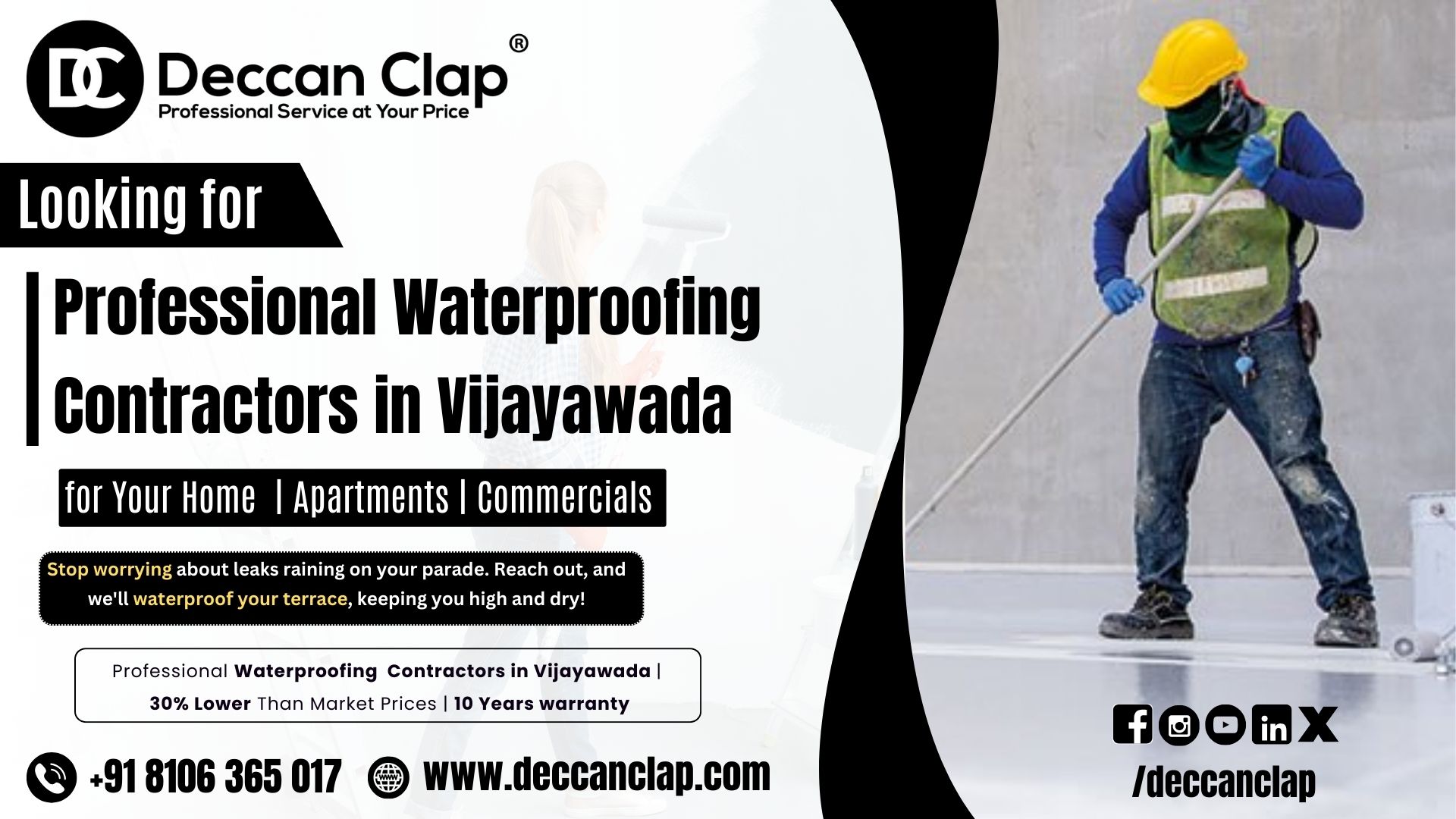 Professional Waterproofing Contractors in Vijayawada