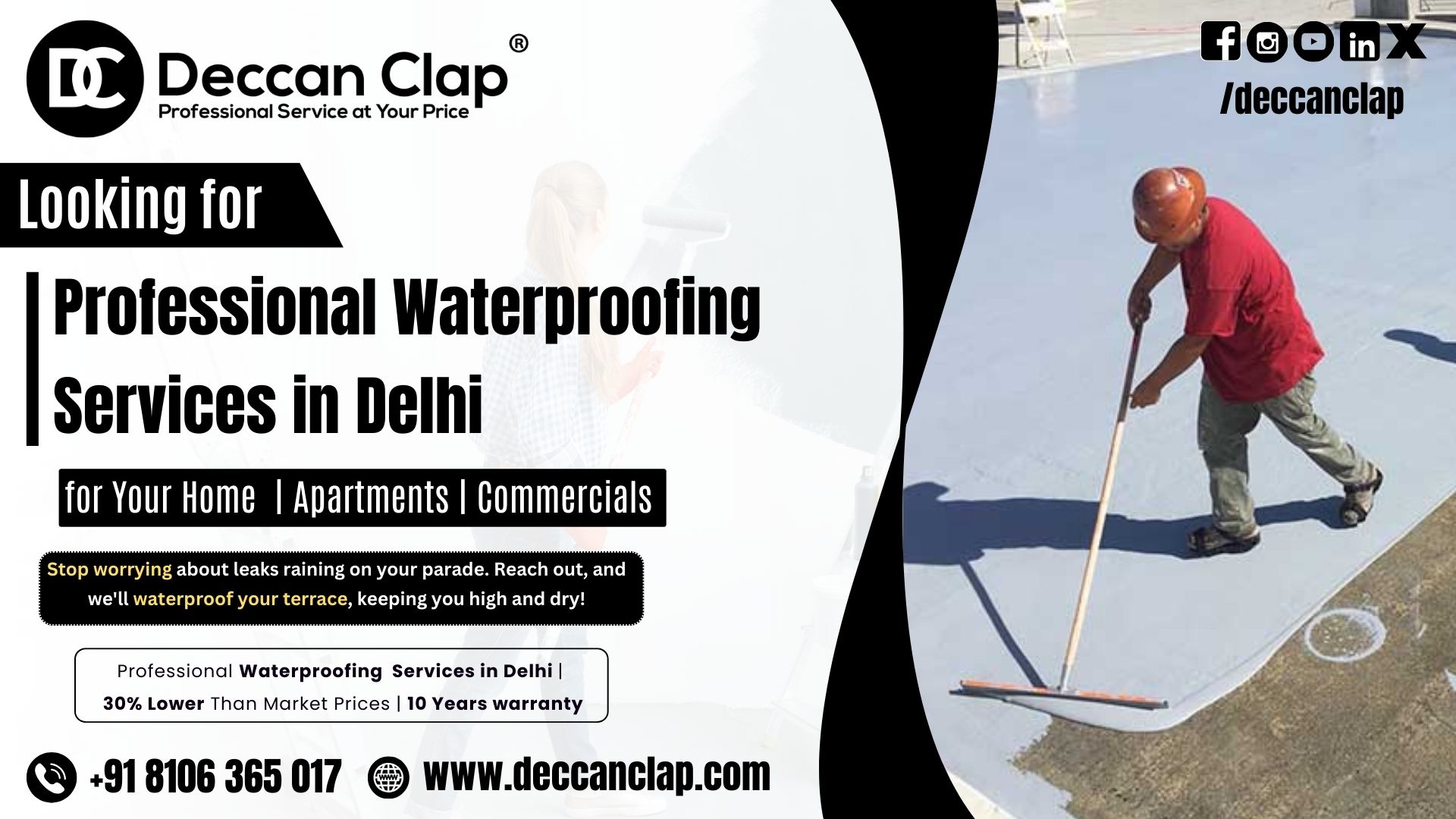 Professional Waterproofing Services in Delhi