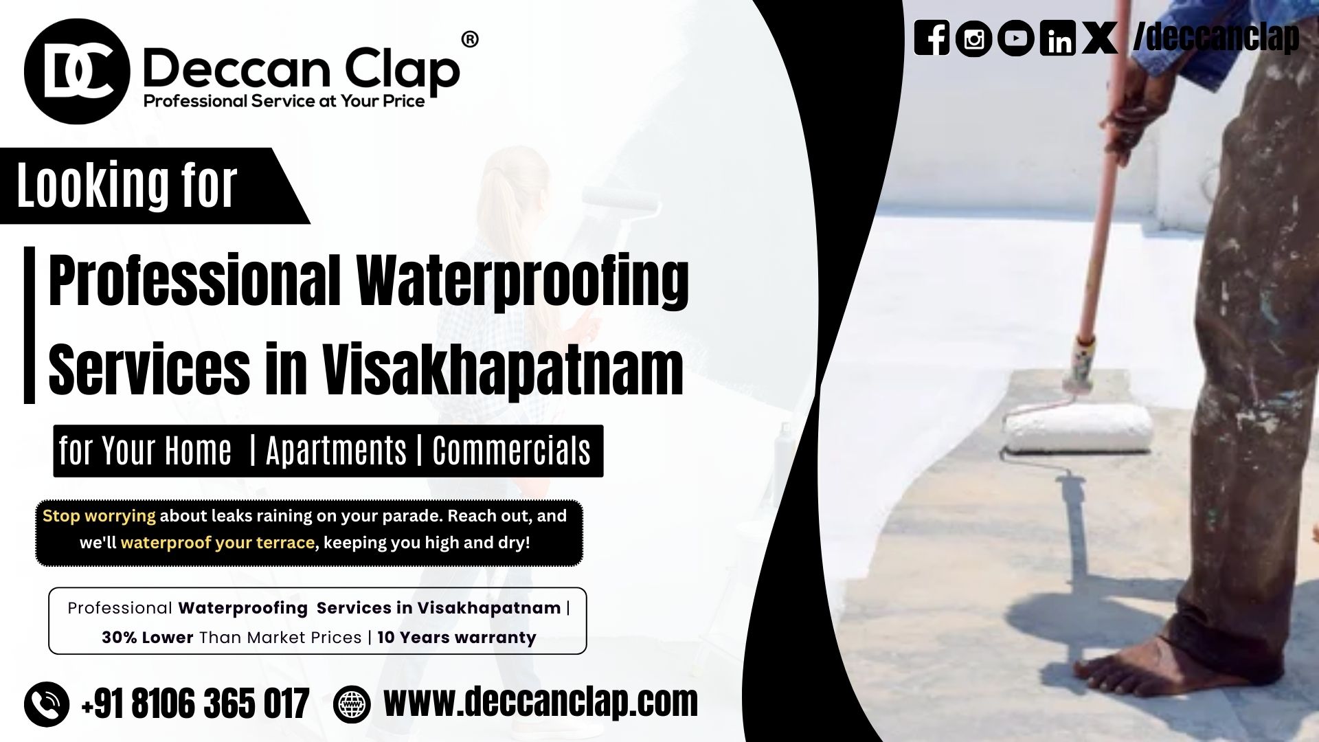 Professional Waterproofing Services in Visakhapatnam