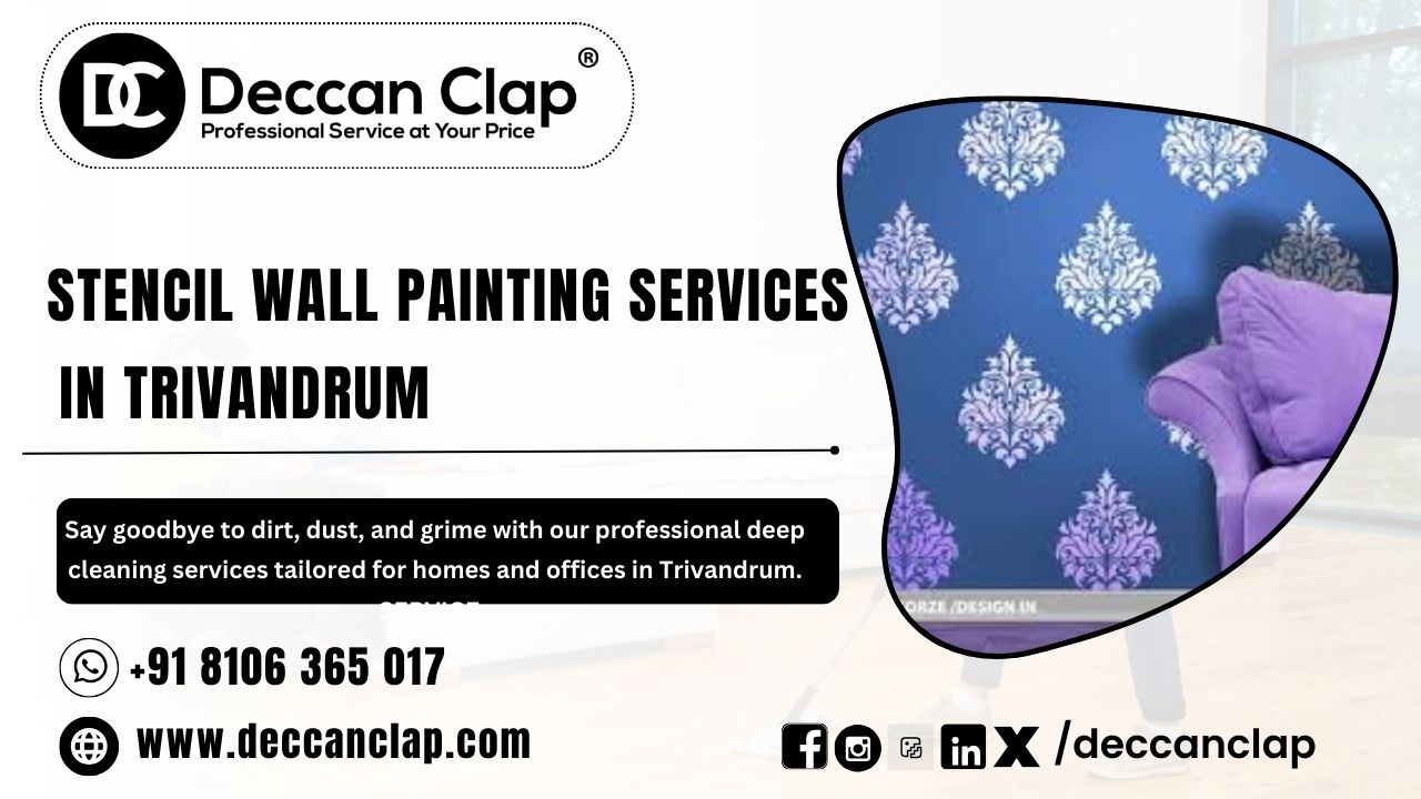 stencil wall painting services in Trivandrum