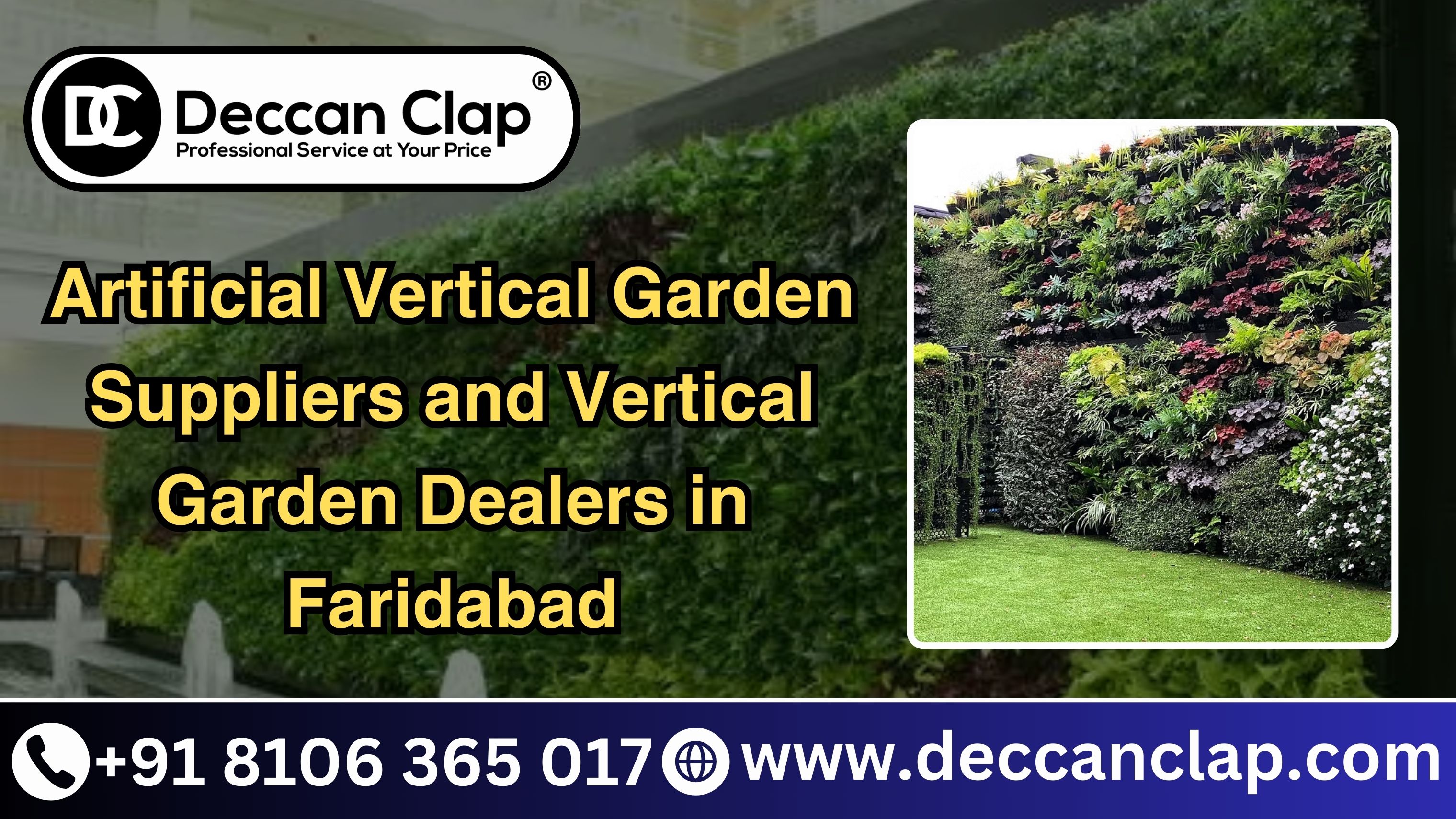 Vertical Garden Suppliers and Vertical Garden Dealers in Faridabad