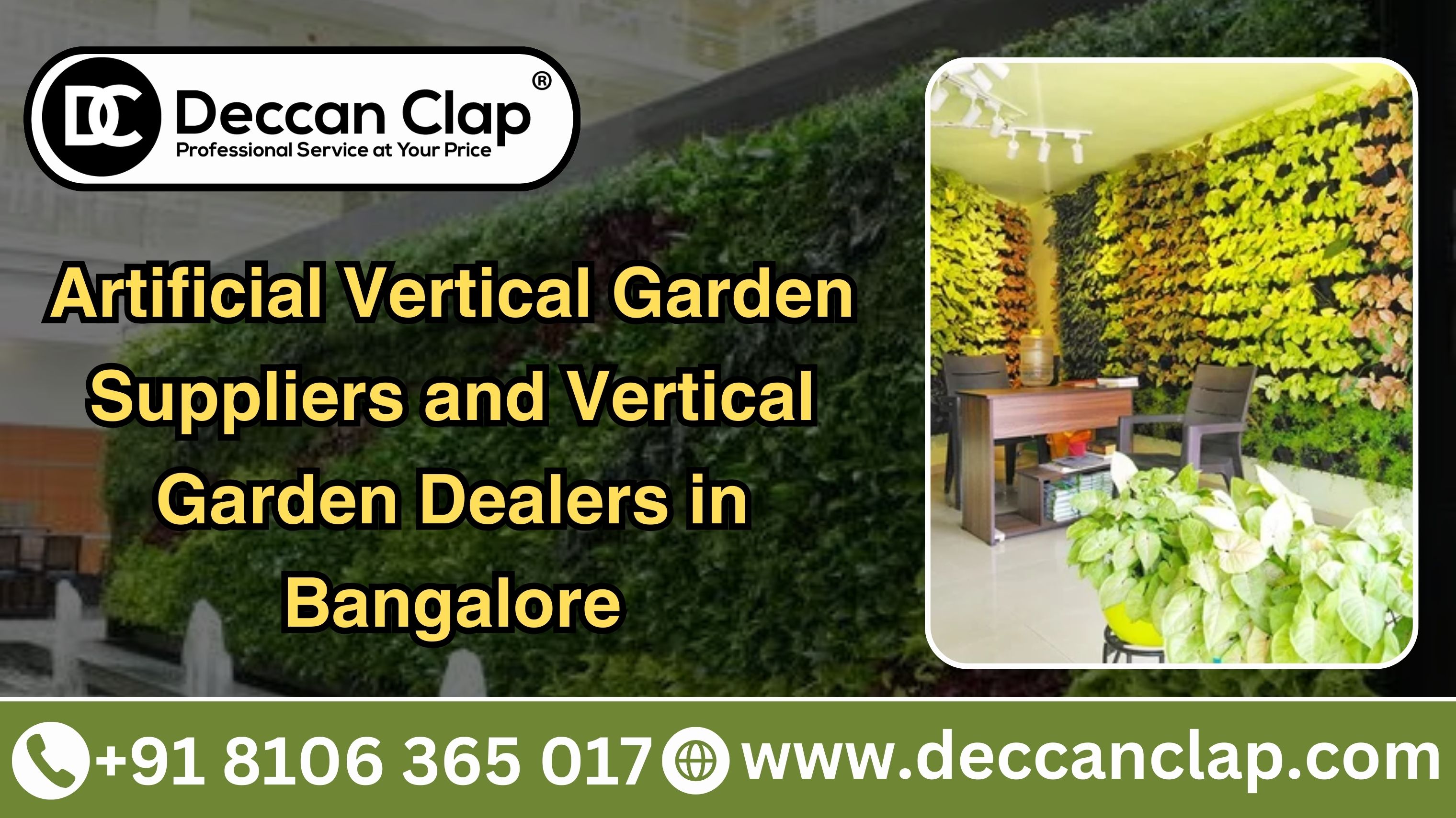 Vertical Garden Suppliers and Vertical Garden Dealers in Bangalore