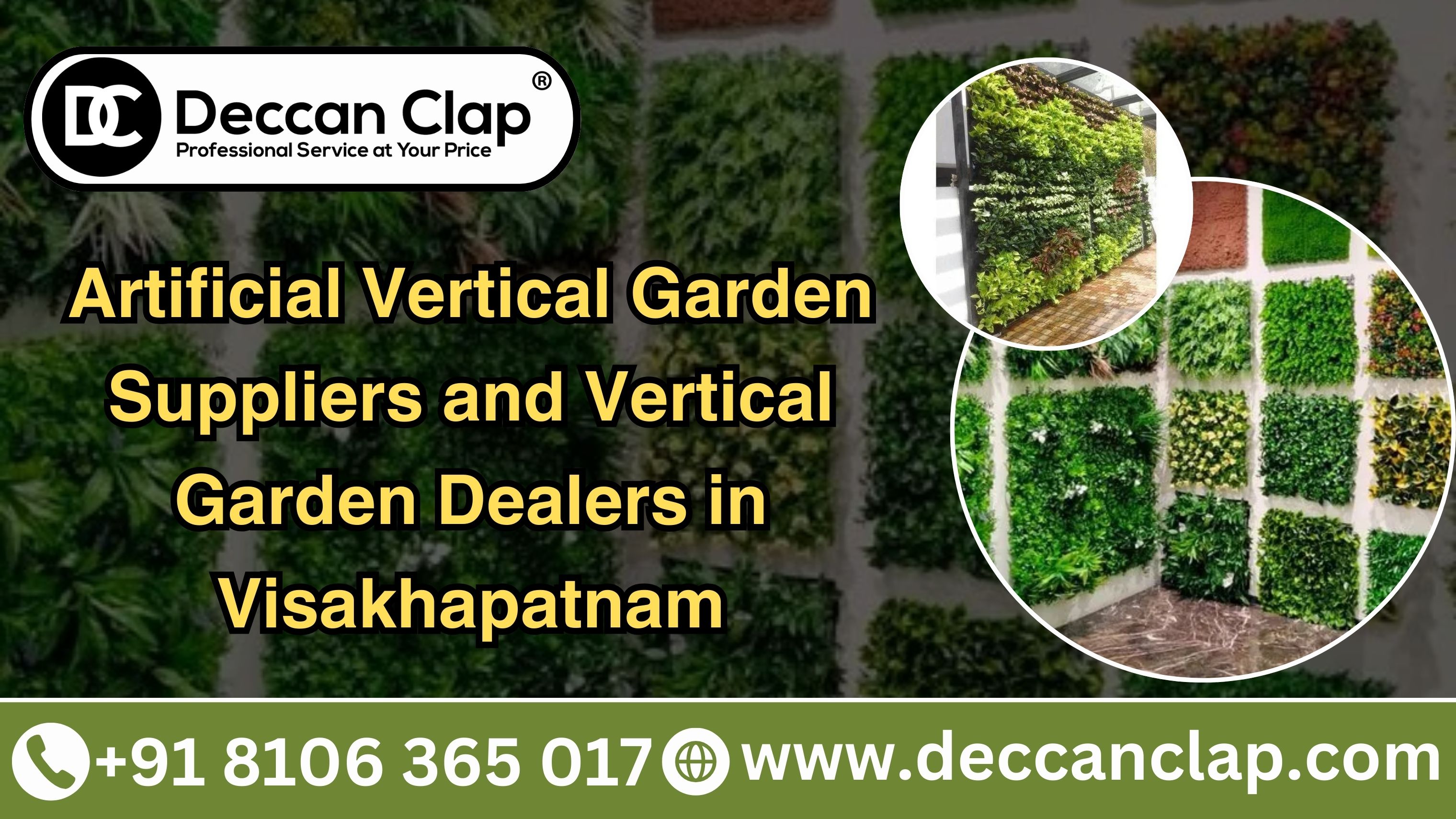 Vertical Garden Suppliers and Vertical Garden Dealers in Visakhapatnam