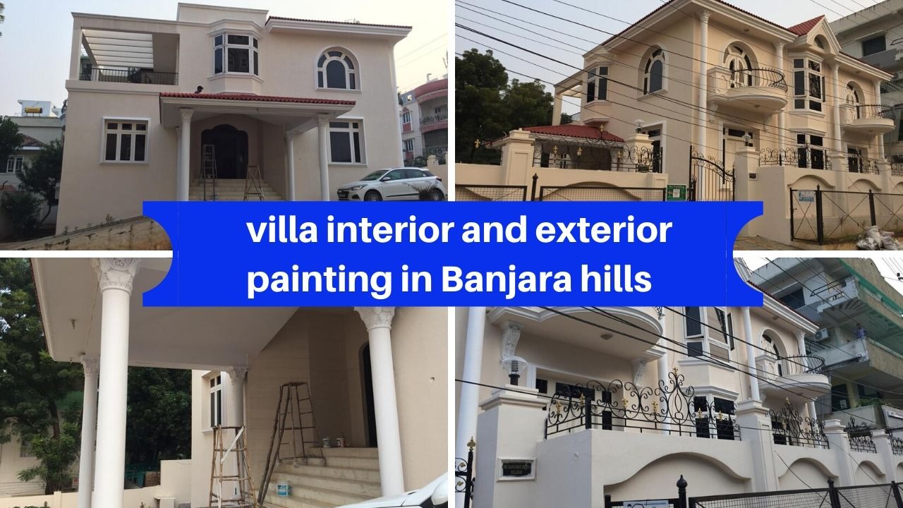 Villa Interior and Exterior Painting in Banjara Hills